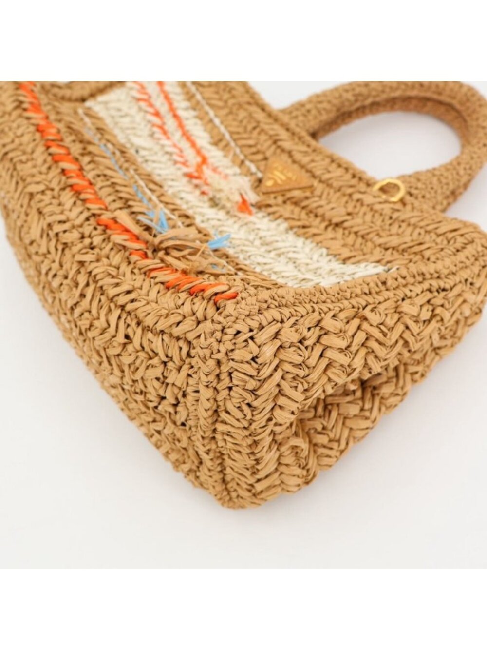 Prada Copy Raffia Basket Tote - Picture 4 of 9